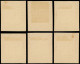 (*) LEVANT FRANCAIS - Poste - 1/8, Série Complète De 6 Timbres, Tirage Sur Bristol Avec Dentelure Figurée. - Other & Unclassified