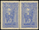 ** MADAGASCAR - Poste - 183, Paire, Impression Recto-verso: 1c. Galliéni (Maury) - Unused Stamps