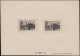 EPA MAROC - Poste - Maury 254/68, Série Complète Des 6 épreuves D'artiste En Noir Des Blocs Feuillets Gommés - RRR - - Unused Stamps