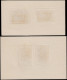 Delcampe - EPA MAROC - Poste - Maury 254/68, Série Complète Des 6 épreuves D'artiste En Noir Des Blocs Feuillets Gommés - RRR - - Unused Stamps