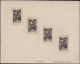Delcampe - EPA MAROC - Poste - Maury 254/68, Série Complète Des 6 épreuves D'artiste En Noir Des Blocs Feuillets Gommés - RRR - - Unused Stamps