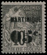 * MARTINIQUE - Poste - 10, Signé Calves, 05c. S. 10c. - Unused Stamps
