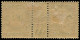 * MARTINIQUE - Poste - 55, Paire Millésime "3": 0f10 S. 40c. Rouge-orange - Unused Stamps