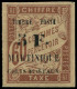 * MARTINIQUE - Poste - 60, 5f. S. 60c. Brun Sur Paille - Neufs