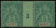 ** MAYOTTE - Poste - 4, Paire Millésime "3" (* Sur Millésime): 5c. Vert - Unused Stamps