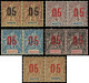 ** MAYOTTE - Poste - 21Aa/23Aa + 25Aa/26Aa, 5 Paires Chiffres Espacés Tenant à Normal - Unused Stamps