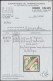 ** MONACO - Poste - Maury 491A/B, Non émis, Certificat Calves: 30f. S. 1f. Hélicoptère Et Pigeons - Unused Stamps