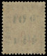 ** NOUVELLE-CALEDONIE - Poste - 13c, Double Surcharge Dont Une Renversée - Unused Stamps