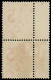 (*) NOUVELLE-CALEDONIE - Poste - 110b, Paire Avec Bdf Mill 2, Quasi Sans Croix - Unused Stamps