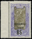 * OUBANGUI - Poste - 68a, Sans Surcharge "f", Bdf: 85 S. 1f. Violet & Brun - Unused Stamps