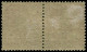 * REUNION - Poste - 29, En Paire, Surcharge à Cheval: 02c. S. 20c. - Unused Stamps