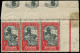 ** SOUDAN FRANCAIS - Poste - 60, Bande De 3, Centre Imprimé Tête-bêche Sur Bdf, Signé Scheller: 1c. Laitière - Unused Stamps