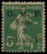 * SYRIE - Poste - 27d, "s" Renversé: 3m. S.  5c. Semeuse Vert - Unused Stamps