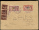LET SYRIE - Poste Aérienne - 7/9, Dont 7 (x3) Sur Lettre Du 16/2/1922 - Airmail