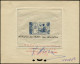 EPT TOGO - Poste - 254, épreuve D'atelier, Bon à Tirer En Bleu (1104), Datée Et Signée 04/04/1950 - Neufs