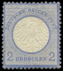 * ALLEMAGNE EMPIRE - Poste - 5, Signé Scheller: 2g. Bleu - Unused Stamps