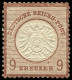 * ALLEMAGNE EMPIRE - Poste - 24, Signé Brun: 9k. Brun-rouge - Neufs