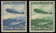 (*) ALLEMAGNE EMPIRE - Poste Aérienne - 55/56, Zeppelins - Luchtpost & Zeppelin