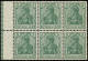 ** ALLEMAGNE EMPIRE - Timbres De Carnets - Michel HB 2.1aA, Feuillet Avec Marge: 5pf. Vert Germania - Other & Unclassified