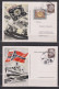 Dt.Reich Sonderpostkarte " Mit Unseren Fahnen Ist Der Sieg " Partie Mit Bildern  2x P 243/01,03,05,06,07 Je SSt TdB - Cartes Postales
