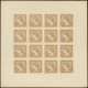 (*) AUTRICHE - Poste - Essais De 1933, 7 Blocs De 16 Essais: WIPA 33 (ANK) - Unused Stamps