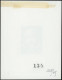 EPA AUTRICHE - Epreuves D'Artiste - 1172, épreuve D'artiste En Noir, Annotée "4 Phase, Ende, 134": A. Crossmann - Other & Unclassified