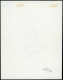 EPA AUTRICHE - Epreuves D'Artiste - 1206, épreuve D'artiste En Noir, Annotée "2 Phase, Ende, 17/10/71-79": Savant E. Tch - Sonstige & Ohne Zuordnung