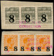 SPE DANEMARK - Poste - 127/28, 2 Bandes De 3 Sur Page D'album UPU, Surcharge Rouge "spécimen Collection Mauritanie" - Other & Unclassified