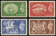 ** GRANDE BRETAGNE - Poste - 256/59, Complet, 4 Valeurs - Ongebruikt