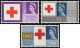 ** GRANDE BRETAGNE - Poste - 378A/80A, Avec Bande Phosphore: Croix Rouge - Unused Stamps