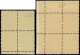 ** CANADA - Poste - 100/01, 2 Blocs De 4 (100: 1 Ex *): WAR TAX - Sonstige & Ohne Zuordnung