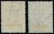 O ERYTHREE - Taxe - 12/13, Timbres De 1904 Surchargés: 50l. Jaune Et 100l. Bleu - Erythrée