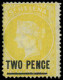 * SAINTE HELENE - Poste - 6c, Dentelé 14: TWO PENCE Sur 6p. Jaune - Saint Helena Island