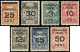 ** SURINAM - Timbres Pour Coffre-fort Flottant - 124/30, Complet 7 Valeurs: Coffres Forts Surchargés - Suriname