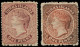 * TURKS ET CAIQUES - Poste - 4/4a, 1p. Rose Et 1 P. Vermillon Victoria - Turks & Caicos (I. Turques Et Caïques)