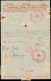 LET Croix Rouge - Poste - Tunisie, Message Du CICR, Confirmation D'un Télégramme Civil, Cad. Vichy 19/1/44 - Red Cross