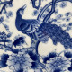 ARITA Plat Ancien 1950 Porcelaine Japonaise Diam 25cm Peacock  #240062 - Asiatische Kunst