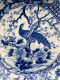 Delcampe - ARITA Plat Ancien 1950 Porcelaine Japonaise Diam 25cm Peacock  #240062 - Asiatische Kunst