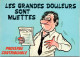 HUMOUR  - Illustrateur LES GRANDES DOULEURS SONT MUETTES . PROVERBE CONTRIBUABLE - Humour