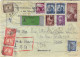 1948 - Lettera Da Roma Per Genova Affrancata Valori Democratica E Imperiale - 1946-60: Poststempel
