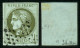 France N° 39Cb Obl. étoile Pleine - Signé Scheller - Cote 620 Euros - TTB Qualité - 1870 Bordeaux Printing