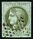France N° 39Cb Obl. étoile Pleine - Signé Scheller - Cote 620 Euros - TTB Qualité - 1870 Ausgabe Bordeaux