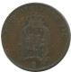 2 ORE 1885 SWEDEN Coin #AC961.2.U.A - Suède