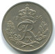25 ORE 1956 DENMARK Coin #WW1024.U.A - Danemark