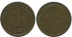 1 REICHSPFENNIG 1925 J ALEMANIA Moneda GERMANY #AE219.E.A - 1 Renten- & 1 Reichspfennig