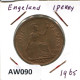 PENNY 1965 UK GROßBRITANNIEN GREAT BRITAIN Münze #AW090.D.A - D. 1 Penny