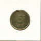 5 FRANCS 1987 Französisch Text BELGIEN BELGIUM Münze #BB348.D.A - 5 Frank