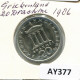 20 DRACHMES 1986 GRÈCE GREECE Pièce #AY377.F.A - Griechenland