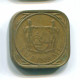 5 CENTS 1962 SURINAME Netherlands Nickel-Brass Colonial Coin #S12714.U.A - Surinam 1975 - ...