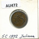 5 CENTS 1972 NÉERLANDAIS NETHERLANDS Pièce #AU472.F.A - 1948-1980: Juliana